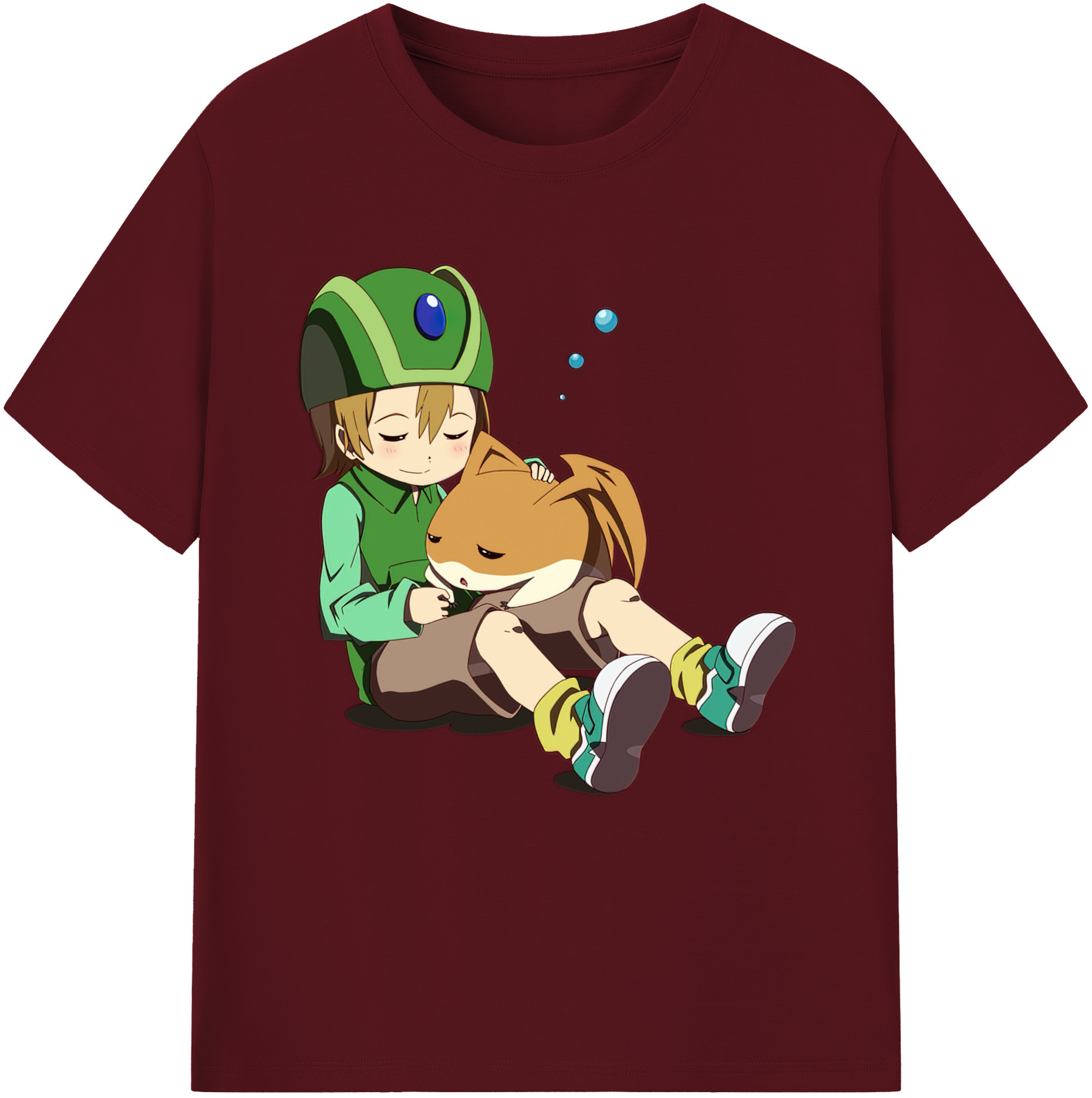 （画像用） Digimon デジタルモンスター/デジモン 綿100％半袖Tシャツ（フロントプリント）
